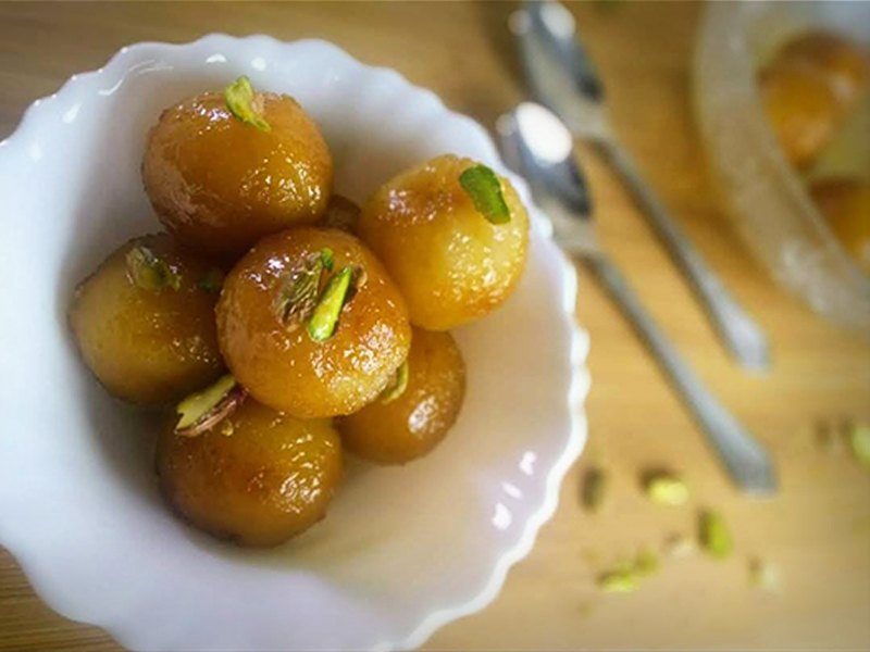 Bread Gulab Jamun