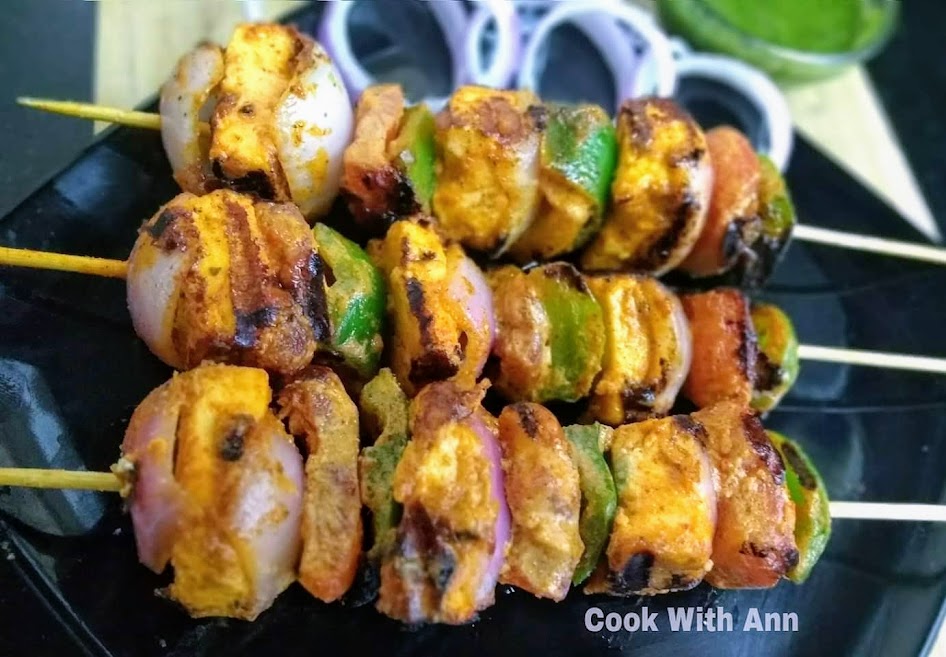 Paneeer Tikka Recipe In Hindi